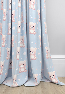 Little Bear, Pastels - Made to Measure Curtains